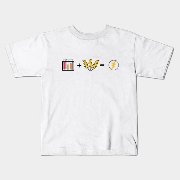 Comic Equation Kids T-Shirt by CandD